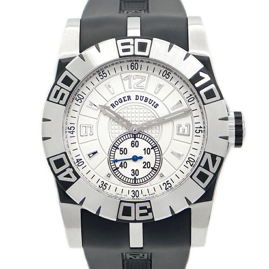 OH Jo Roger Dubuis Roger Dubui New Ei Diver 46 SED46 14 C9.N CPG3.13R 300m Waterproof Silver Carbon SS Stainless Steel Genuine Rubber Belt Genuine Buckwheat Men Automatic Winding [6 months warranty] [Used]