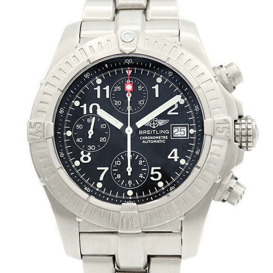 BREITLING Breitling Chronoa Benger Chronograph E13360 E130B55PT Date 300m Waterproof Black Titanium Men Automatic Wind [6 months warranty] [Watch] [Used]