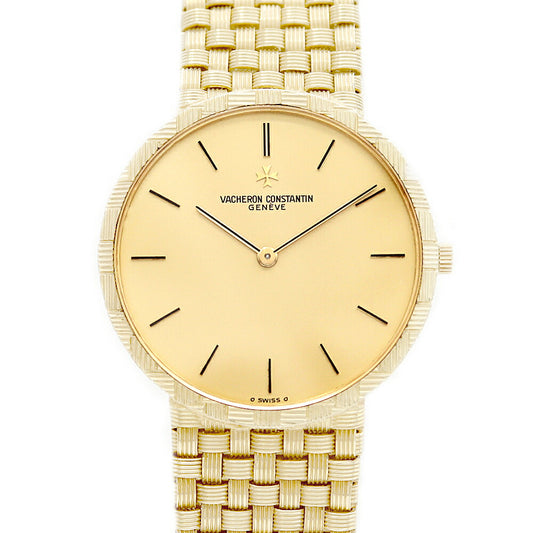 Vacheron Consantin Vacheron Constant Mesh Doll 33028/206 Gold K18YG Yellow Gold Gold Golden Men's Handwriting [6 months warranty] [Watch] [Used]