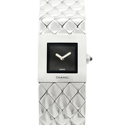 CHANEL Chanel Matrasse H0009 Black Black SS Stainless Ladies Quartz [6 months warranty] [Watch] [Used]