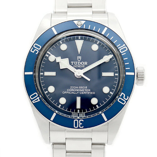 Almost new internal point inspection TUDOR toodle tudor black bay Fifty eight 79030B 200m waterproof blue blue ss stainless steel men's automatic wind [6 months warranty] [Watch] [Used]