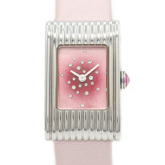 Boucheron Boucheron Boucheron Boucheron Boucheron Refray Anniversary Edition 160 Limited Genuine Diamond Pink Sapphire Pink SS Stainless Steel Genuine Belt Genuine Tuck Ladies Quartz [6 months Warranty] [Watch] [Used]