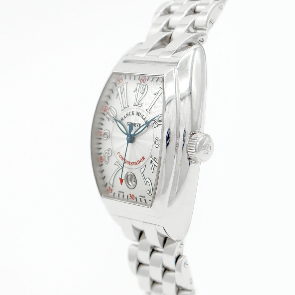 Franck MULLER Frank Muller Conquistador 8005SC Date Silver Gyoche SS Stainless Men Automatic Wind [6 months warranty] [Used] [Watch]