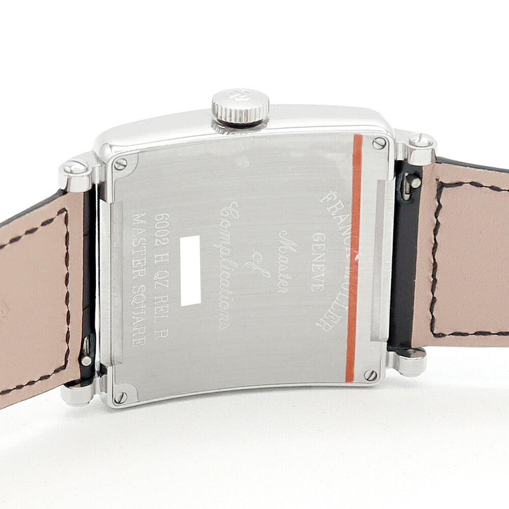 Battery replacement Franck Muller Frank Muller Master Square 6002HQZRELR Silver Gyoche SS Stainless Steel Genuine Belt Genuine Bucket Men's Quartz [6 months warranty] [Used] [Watch]