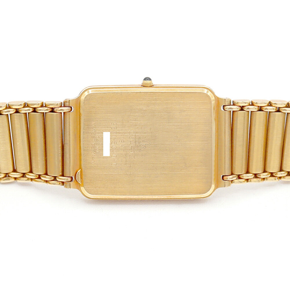 Battery replacement SEIKO Seiko Credor Credor Credor Square 9571-5040 solid gold K18YG Yellow Gold Ladies Boys Quartz [6 months warranty] [Watch] [Used]