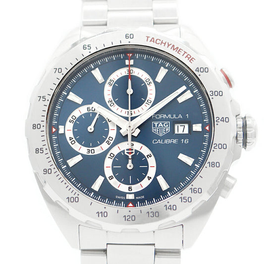 Inspection of internal points TAG HEUER Tag Hoier Formula 1 Calibur 16 Chronograph CAZ2015 BA0876 Date 200m Waterproof Blue Blue SS Stainless Men Automatic Wind Formula One [6 months warranty] [Watch] [Used]