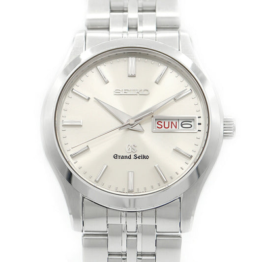 Battery replacement SEIKO Seiko GS Grand Seiko Day Date 9F83-0AB0 SBGT015 Silver SS Stainless Men Quartz [6 months warranty] [Watch] [Used]