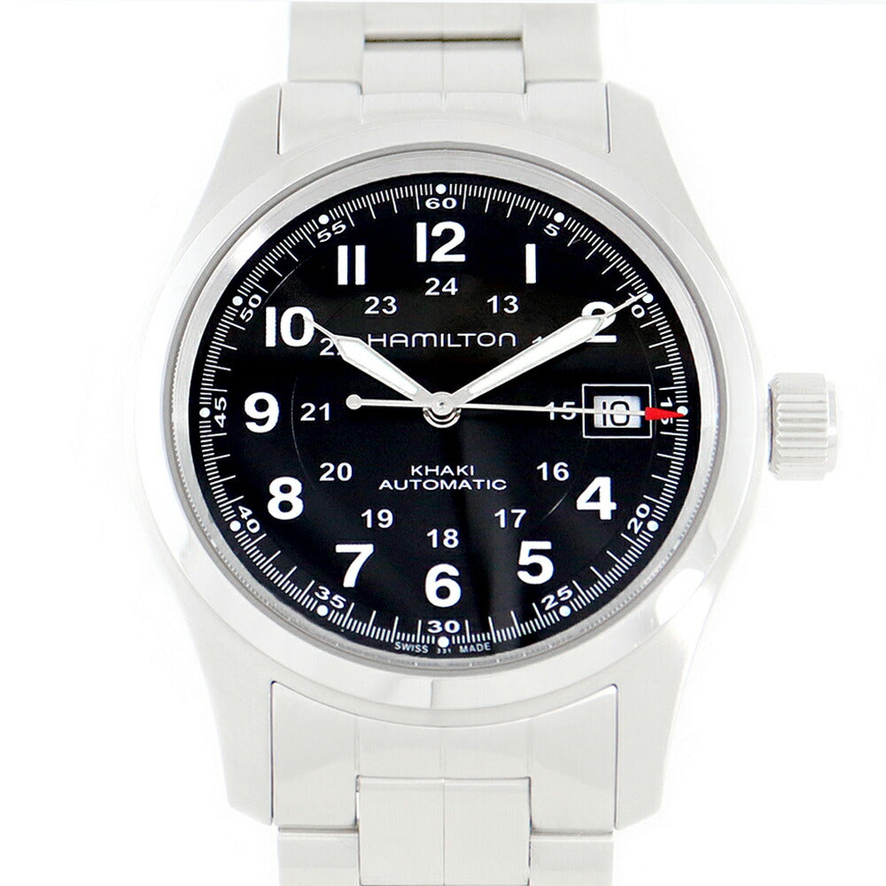 Hamilton Hamilton Hamilton Khaki Field H70455133 H704450 Date Black Black SS Stainless Men Automatic Wind [6 months warranty] [Watch] [Used]