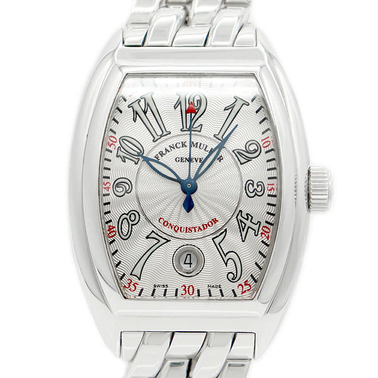 Franck MULLER Frank Muller Conquistador 8005SC Date Silver Gyoche SS Stainless Men Automatic Wind [6 months warranty] [Used] [Watch]