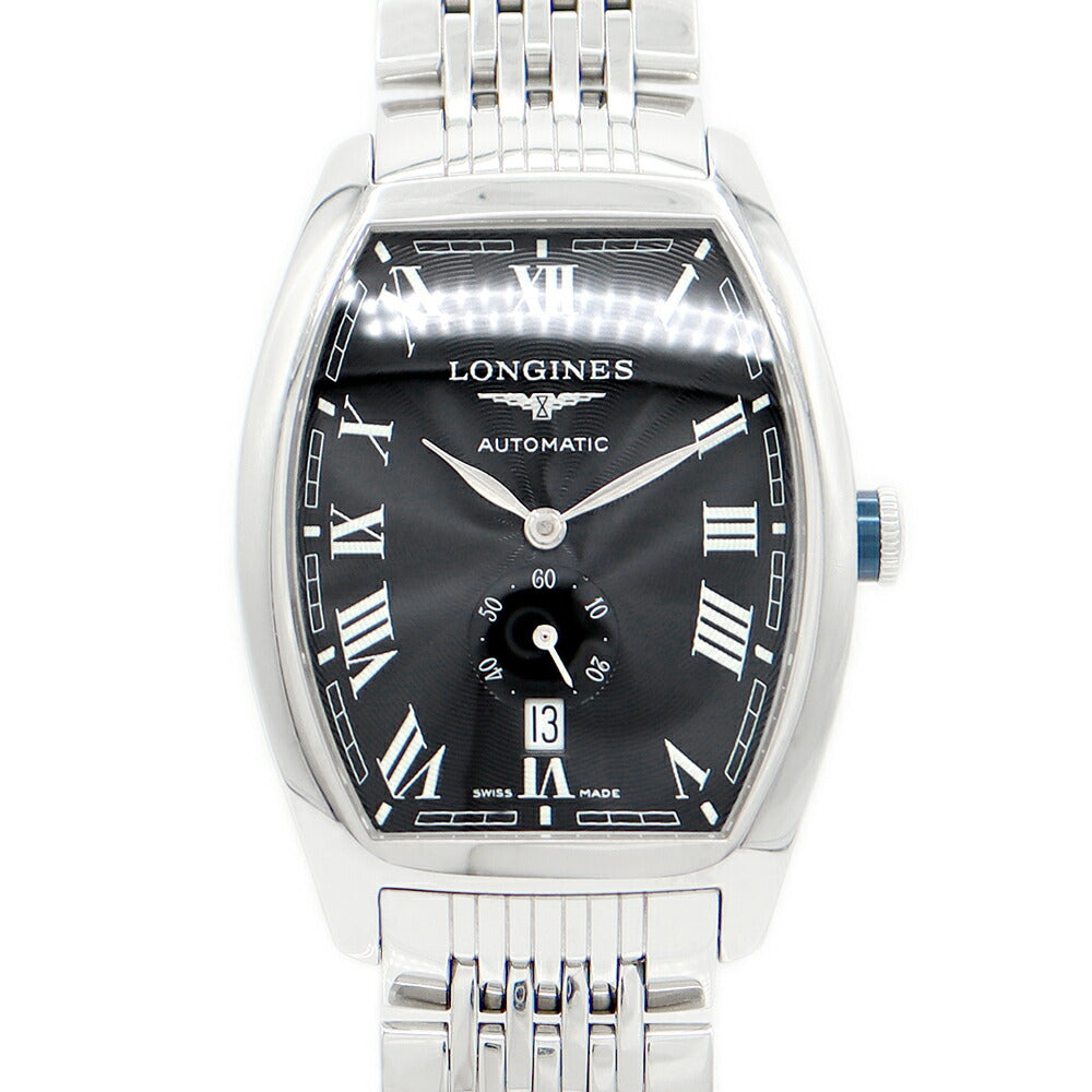 Inspection of Longines Longines Longin Evidenza L2.642.4.51.6 Date Small Second Black Gyoche SS Stainless Men Automatic Wind [6 months warranty] [Watch] [Used]