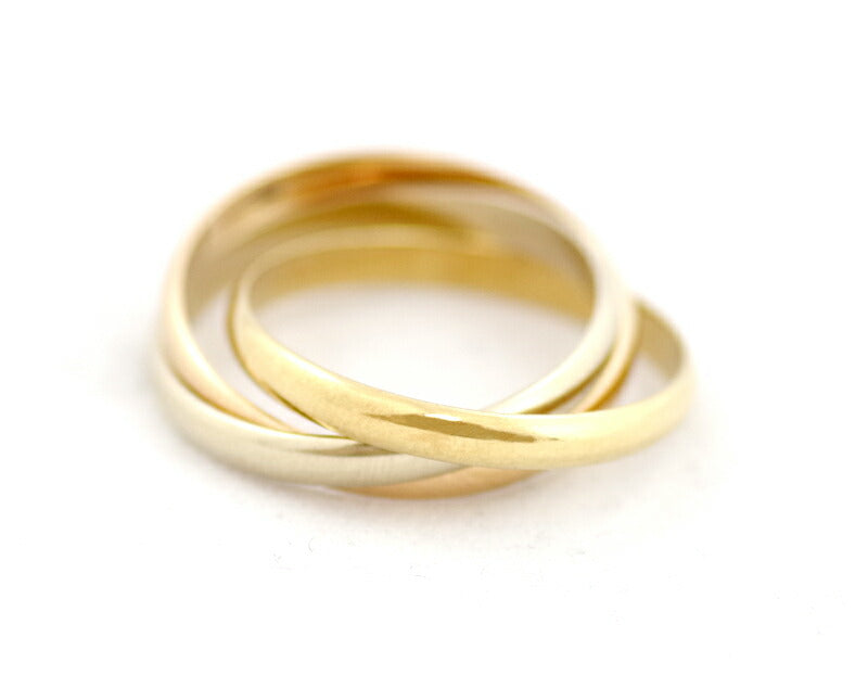 Cartier Cartier Trinity Ring Three Color K18PG YG WG #56 No. 16 750 solid gold [Jewelry] [Used]