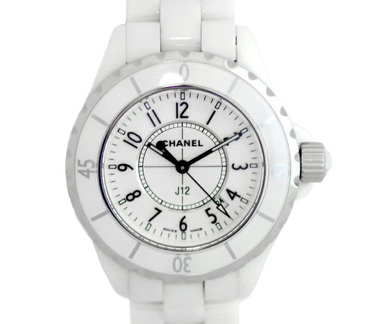 Battery replacement CHANEL Chanel J12 33mm H0968 200m Waterproof Ceramic White White White Dial Quartz Ladies [Watch] [Used]