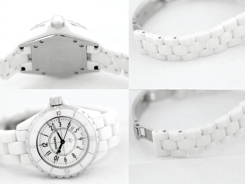 Battery replacement CHANEL Chanel J12 33mm H0968 200m Waterproof Ceramic White White White Dial Quartz Ladies [Watch] [Used]