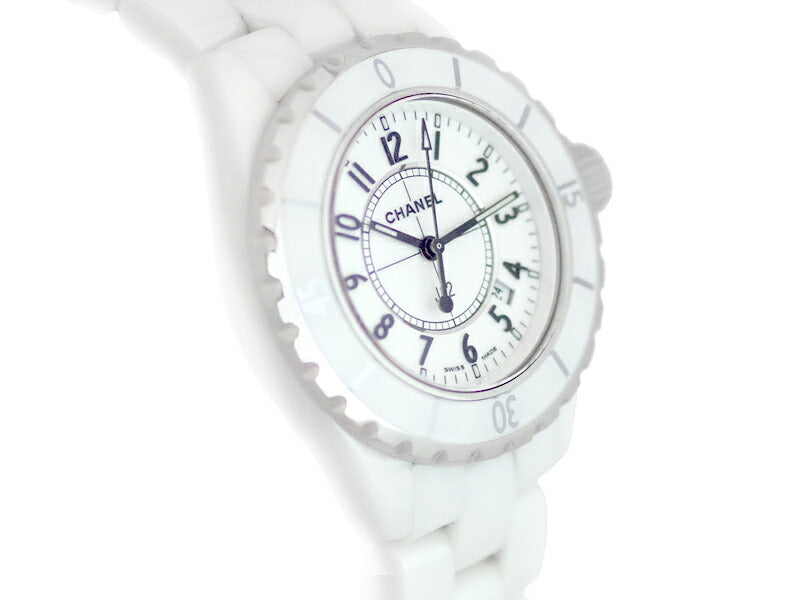 Battery replacement CHANEL Chanel J12 33mm H0968 200m Waterproof Ceramic White White White Dial Quartz Ladies [Watch] [Used]