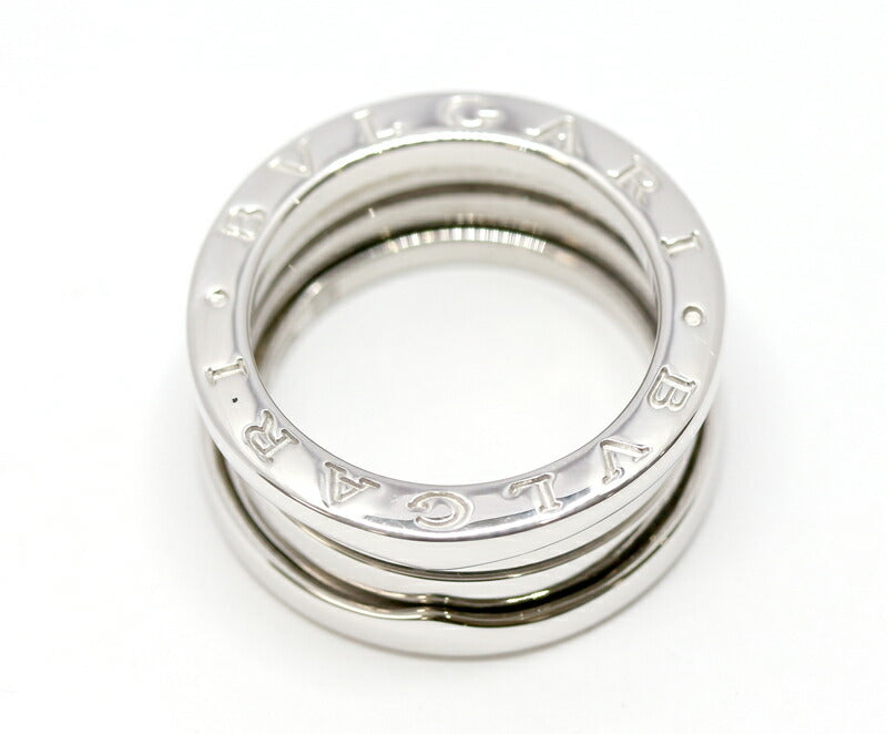 BVLGARI Bulgari Beau Zero Wan B-ZERO1 Bee Zero 1 Ring 3 Band K18WG No. 12 #52 750 White Gold Gold Solid Ring [Jewelry] [Used]