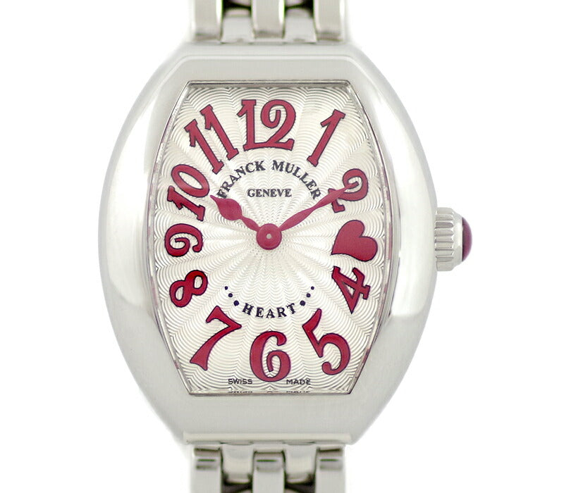 Battery replacement FRANCK MULLER Frank Muller Heart to Heart 5002SQZ Silver Dial SS Stainless Ladies Automatic Wind [Used] [Watch]