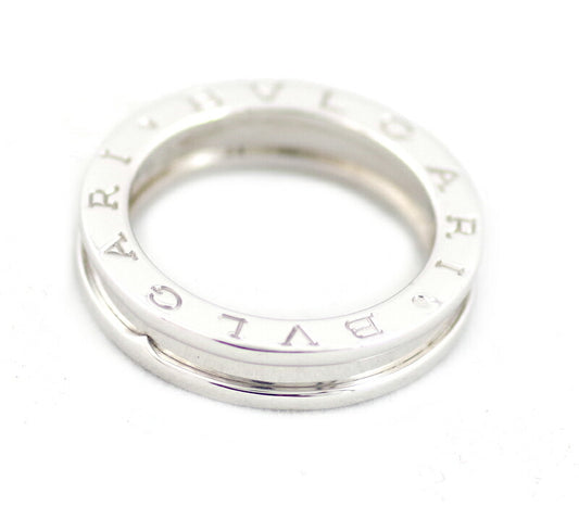 New finished BVLGARI Bulgari Beau Zero One B-ZERO1 Bee Zero 1 Ring 1 Ring 1 Band K18WG White Gold No. 15 #55 750 solid Ring [Jewelry] [Used]