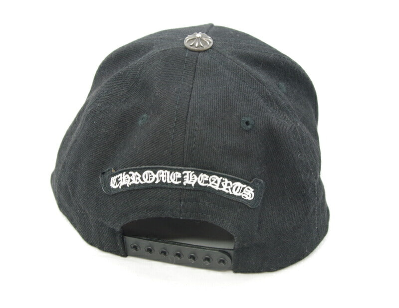 Chrome Hearts Chrome Hearts Cap Hat CH Cross Black Black Silver 925 Cotton Men [Apparel] [Used]