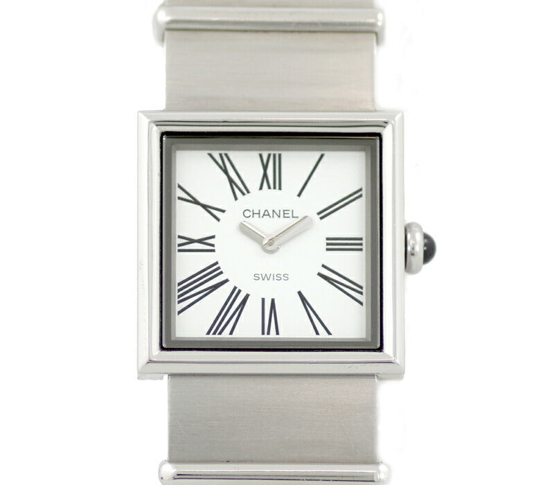 Chanel Chanel Mademoiselle H0827 White White Dial SS Stainless Ladies Quartz Mademoisel [Watch] [Used]