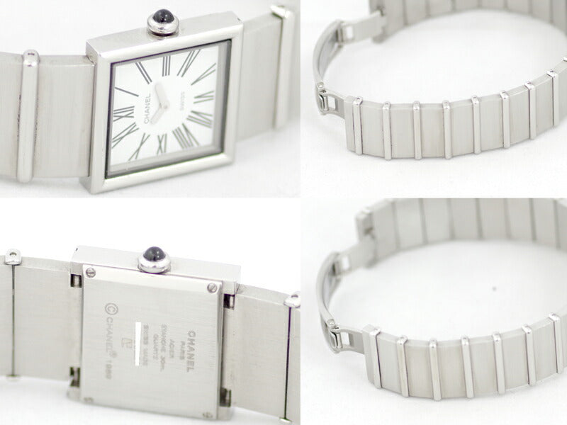 Chanel Chanel Mademoiselle H0827 White White Dial SS Stainless Ladies Quartz Mademoisel [Watch] [Used]