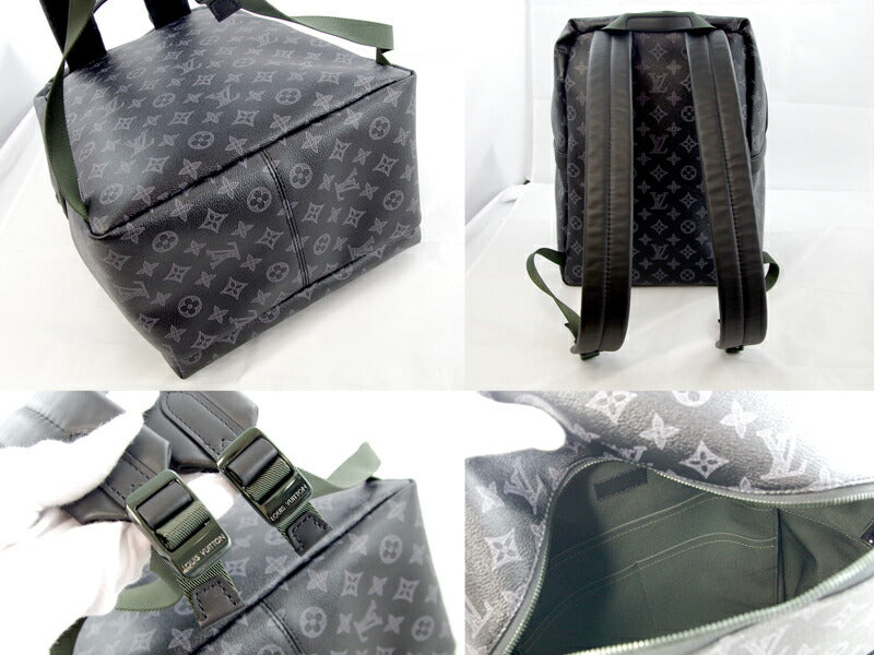 未使用品 LOUIS VUITTON ルイヴィトン モノグラムエクリプス ヴィヴィエンヌ アポロ バックパック M43675 リュック デイパック PVC レザー ブラック 黒 ポップアップストア限定 バッグ 旅行 男女兼用【バッグ】【中古】