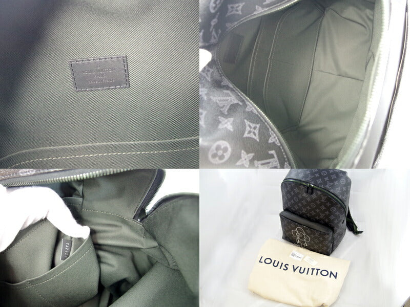 Unused LOUIS VUITTON Louis Vuitton Monogram Eclipse Vivienne Apollo Backpack M43675 Backpack Daypack PVC Leather Black Black Black Pop -Up Store Limited Bag Men and Women