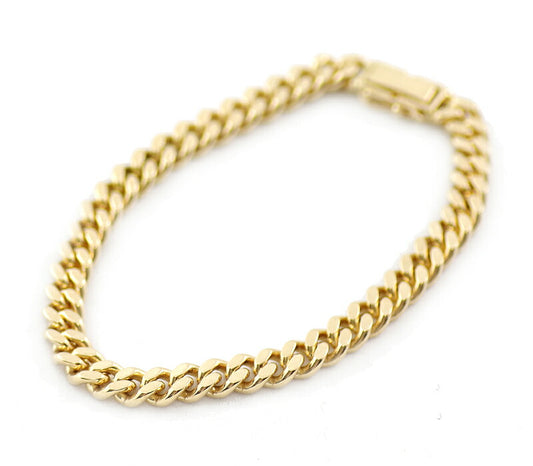 2 -sided Kihei Bracelet K18YG Yellow Gold Golden Kohei Chain Approximately 28.9g [Jewelry] [Used]