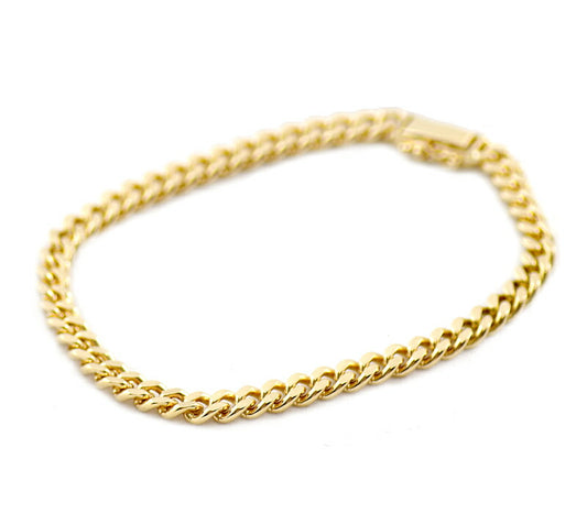 2 -sided Kihei Bracelet K18YG Yellow Gold Golden Kohei Chain Approximately 19.2g [Jewelry] [Used]