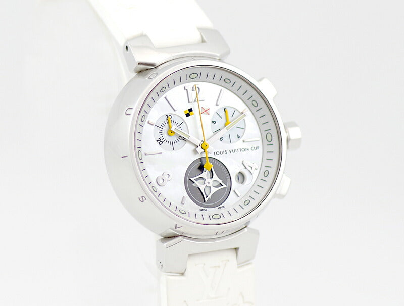 Louis Vuitton - Tambour Chronograph Lovely Cup Q132C Women's Wrist Watch