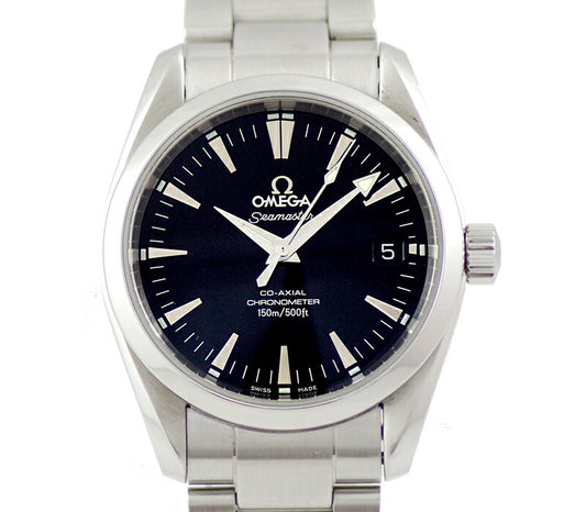 OMEGA Omega Sea Master Aqua Terra Koa Corporate Chronometer 2504.50 150m Waterproof Black Black Dial SS Stainless Men Automatic Wind [6 months Work] [Watch] [Used]