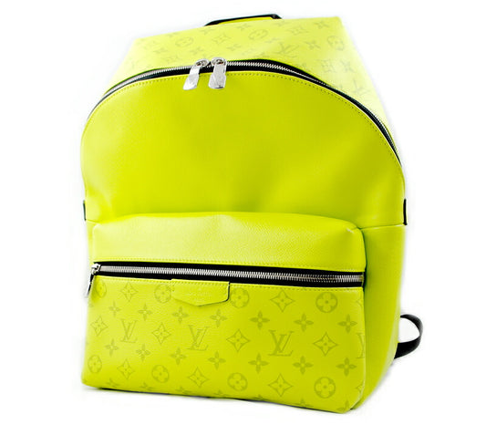 LOUIS VUITTON Louis Vuitton Discable Thai Taigalama M30228 Backback Pack Backpack Daypack Leather Jone Yellow Yellow Green Bag Travel [Bag] [Used]